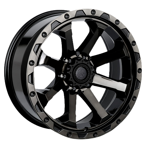 American Outlaw Capone Machined Black Tinted