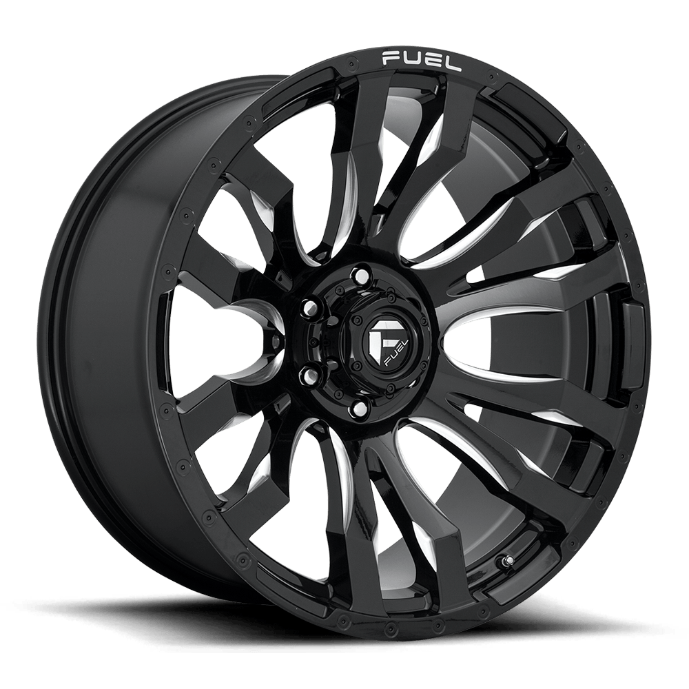 Fuel Blitz Gloss Black Milled